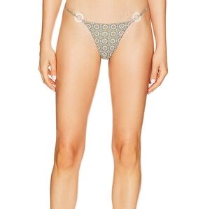 NWT Lovers + Friends Vibin Out Bottom in Green Spanish Tile